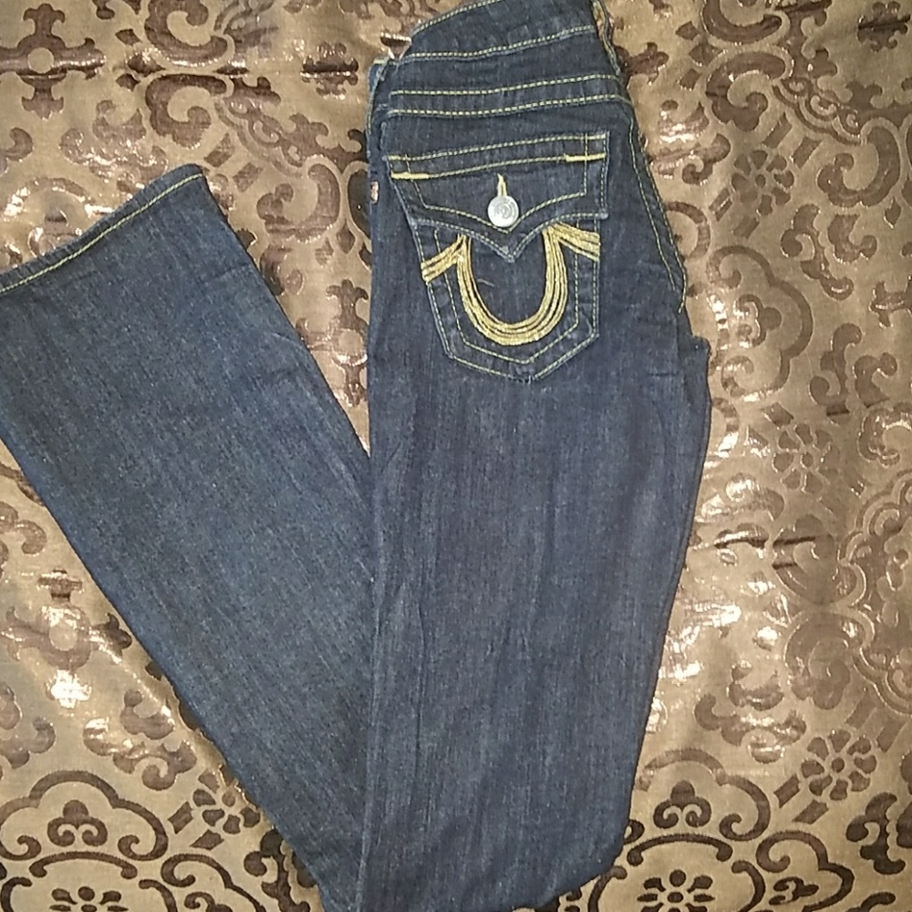 Never Worn True Religion Hi-Rise Boot-Cut Jeans